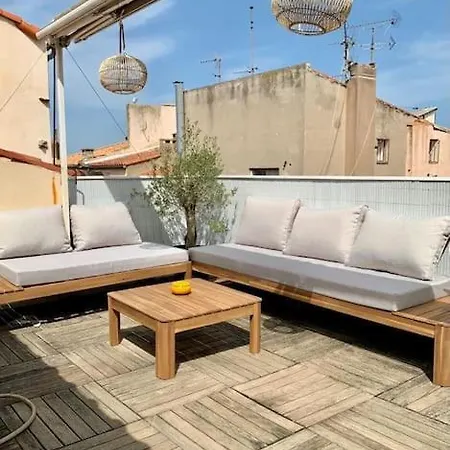 Apartment Duplex Climatise, Belle Terrasse Centre *